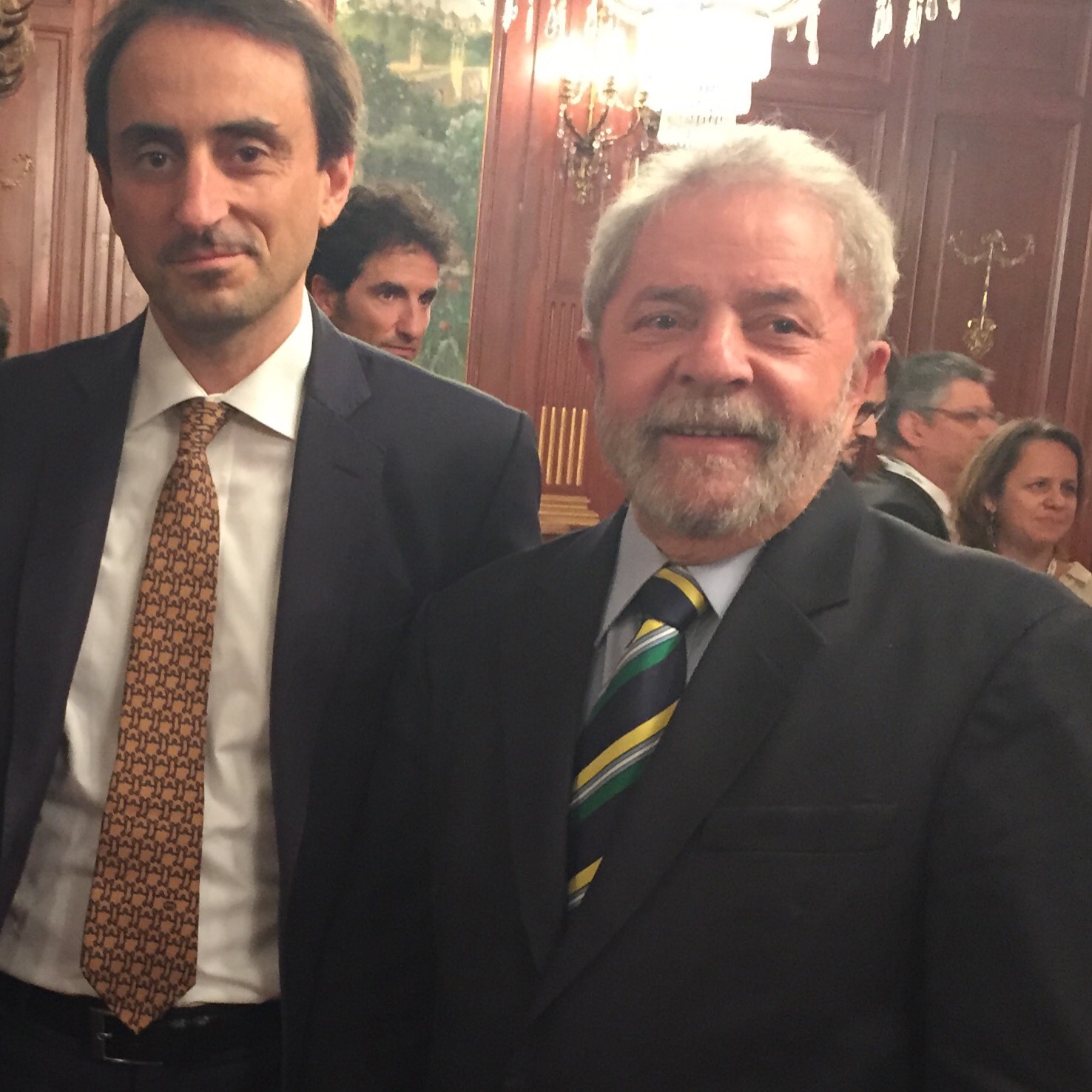 Nicolas De Santis meets President Lula of Brazil